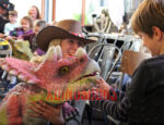 Baby Triceratops Puppet for Meet Pete Show