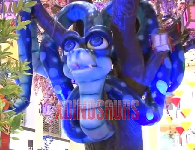 Big Animatronic Cartoon Snake Model Big Animatronic Cartoon Snake