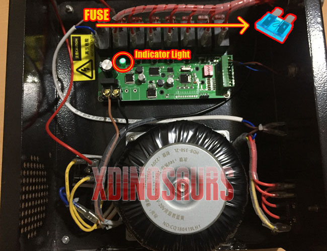 Control Box Cover Opened