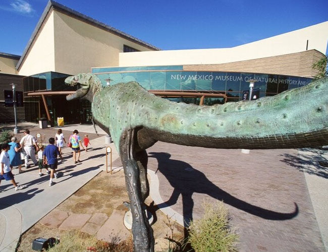 Dinosaur Statue · New Mexico Museum of Natural History & Science Dinosaur Statue at Museum Outdoor