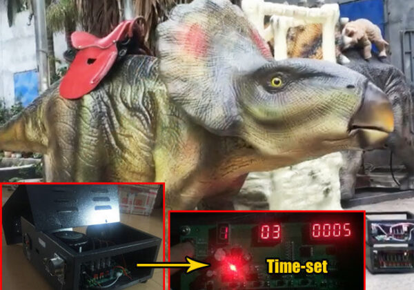 Time-Set to Start Dinosaur Ride