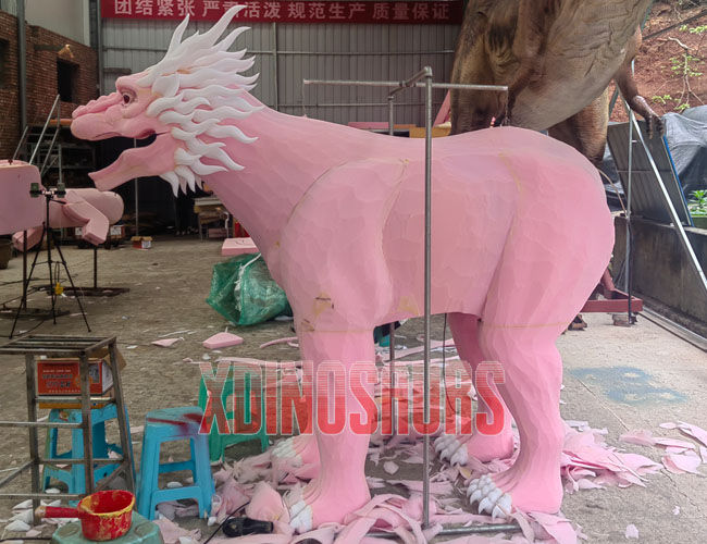 Shape Pixiu (Chinese Dragon) Foam Outline Pixiu Foam Outline