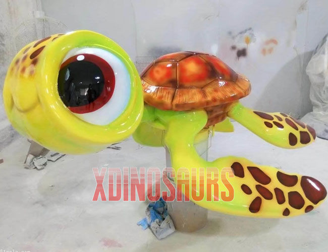 Cartoon Ocean Turtle Statue