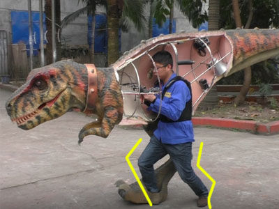 Operate Dino Suit: Move Legs