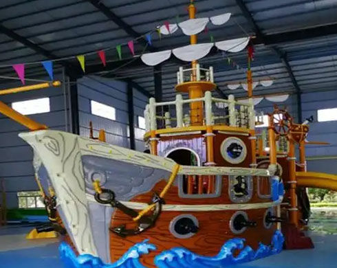 Pirate Ship Sculpture