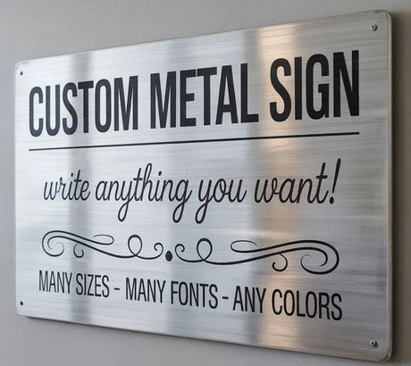 Metal Sign