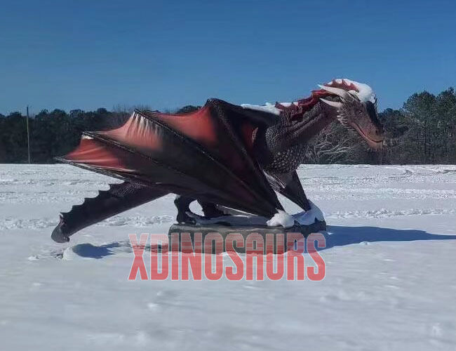 Dark Brown Dragon Model