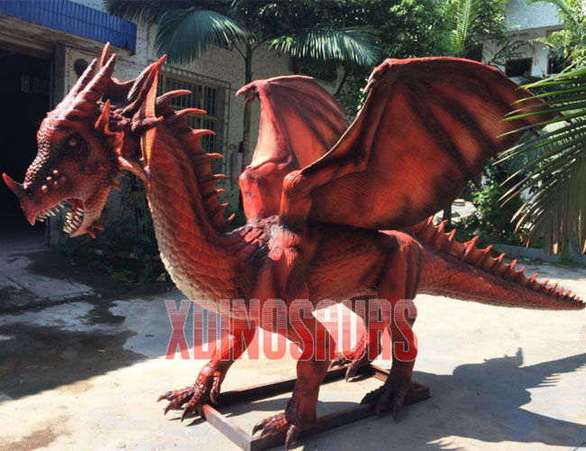 Scarlet Animatronic Dragon Model