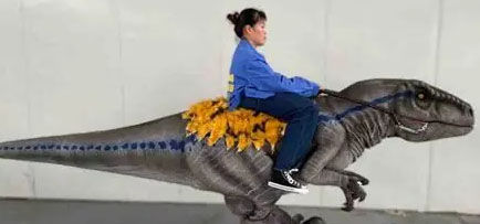 Velociraptor Rider Costume