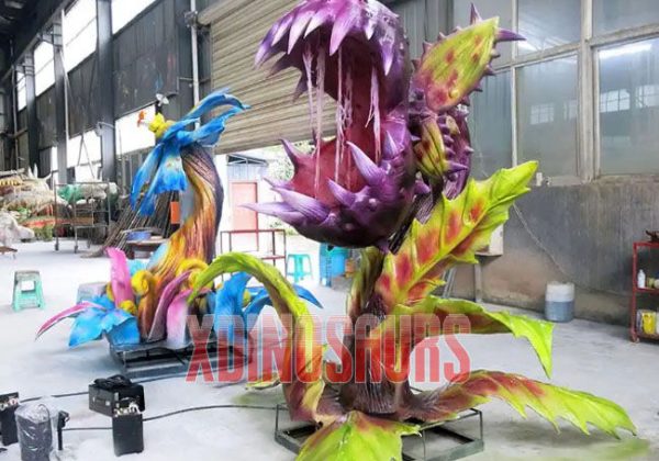 Animatronics Eat-Human Flower Model