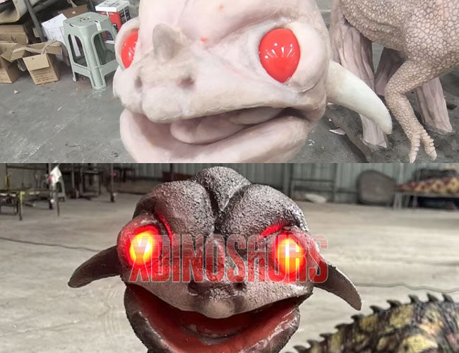 Baby Monster Puppet Red Flash Eyes