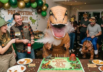 Jurassic Theme Birthday Party