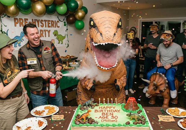 Jurassic Theme Birthday Party